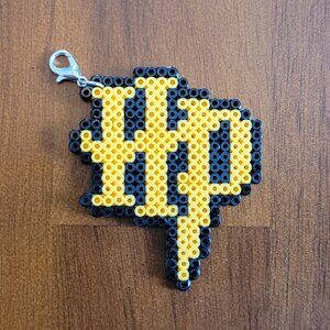 Harry Potter Logo Mini Perler Beads Keychain/Pendant